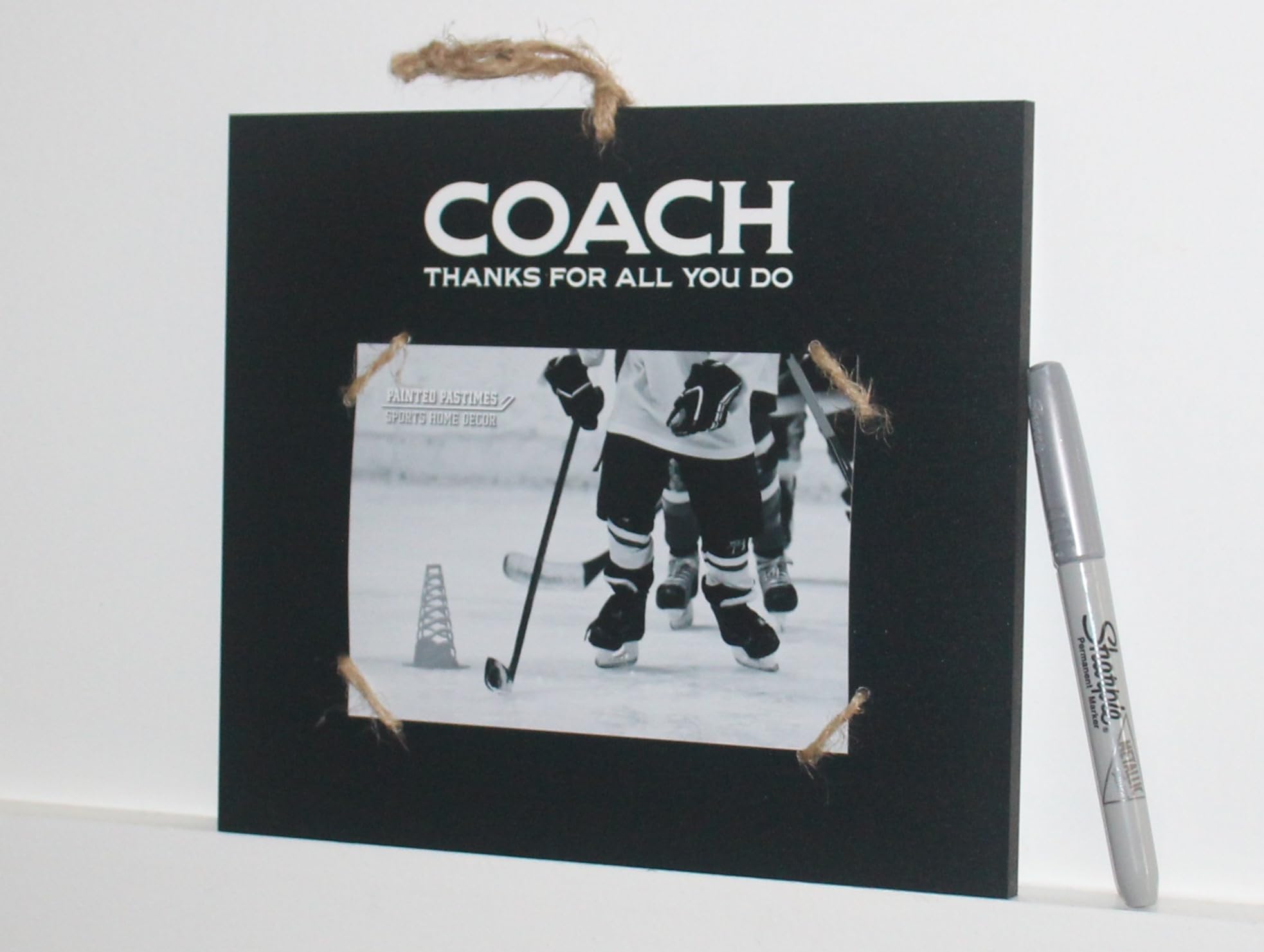 Painted Pastimes team manager frame display