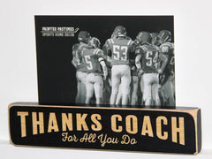 Painted Pastimes team manager photo sign size 1.75x8 inches