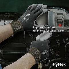 Palm-dipped abrasion-resistant gloves ANSI EN compliant