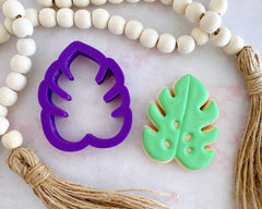 Palm Leaf cookie cutter 3.5h x 2.8w in tropical set