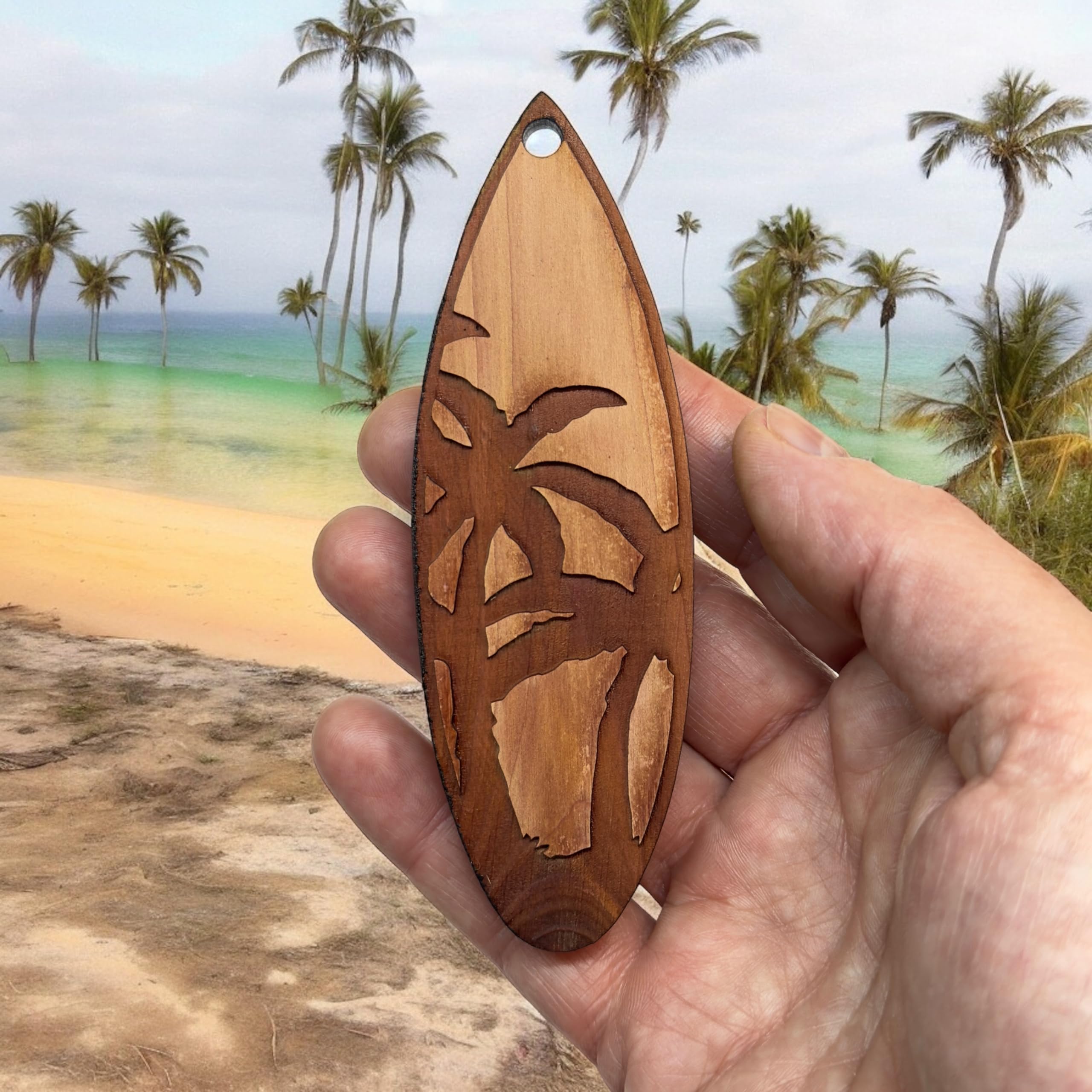 Cedar ornament for Christmas decor