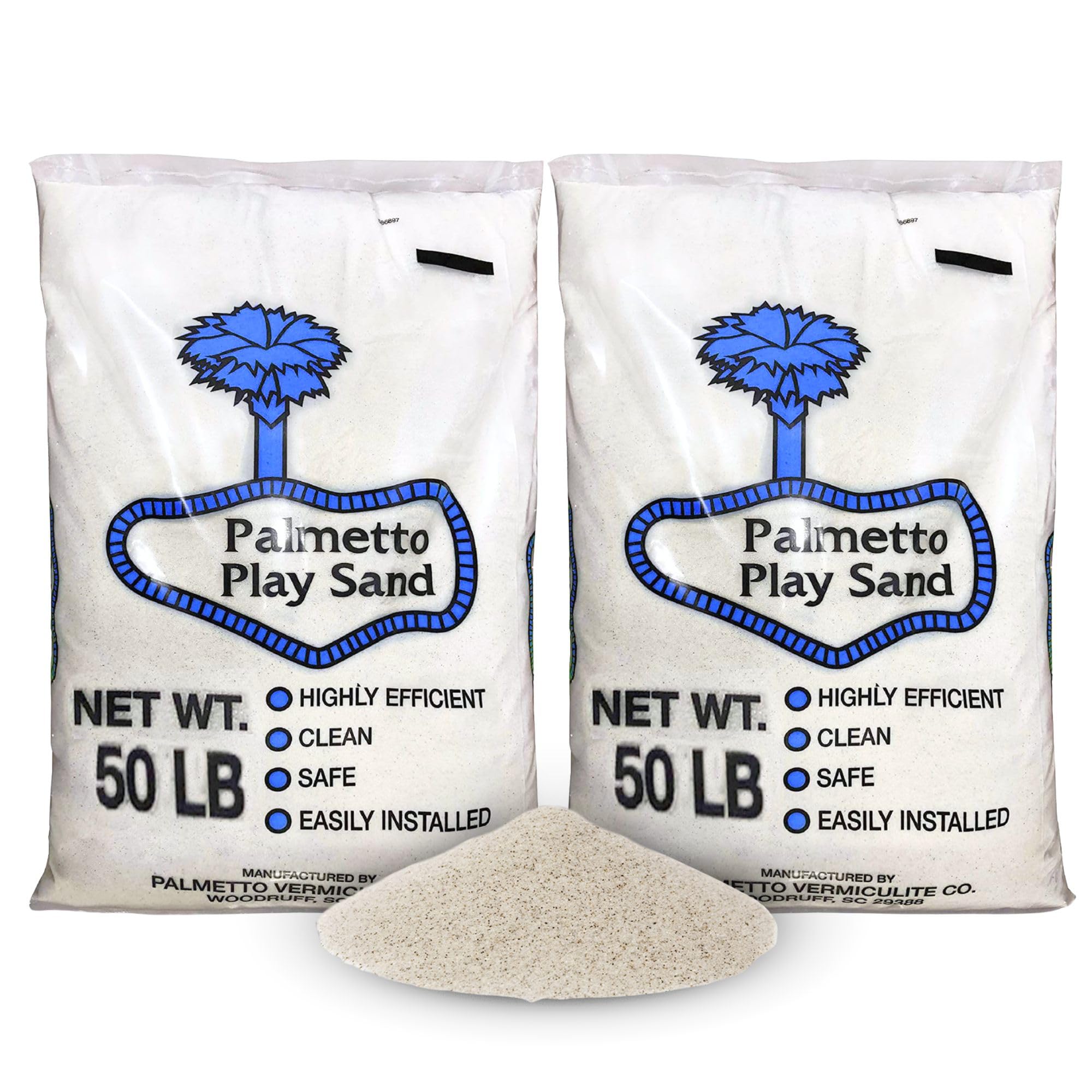 Two-pack sand suitable for big sandbox projects