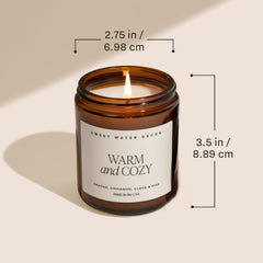9oz amber jar candle by Sweet Water Decor Palo Santo Patchouli