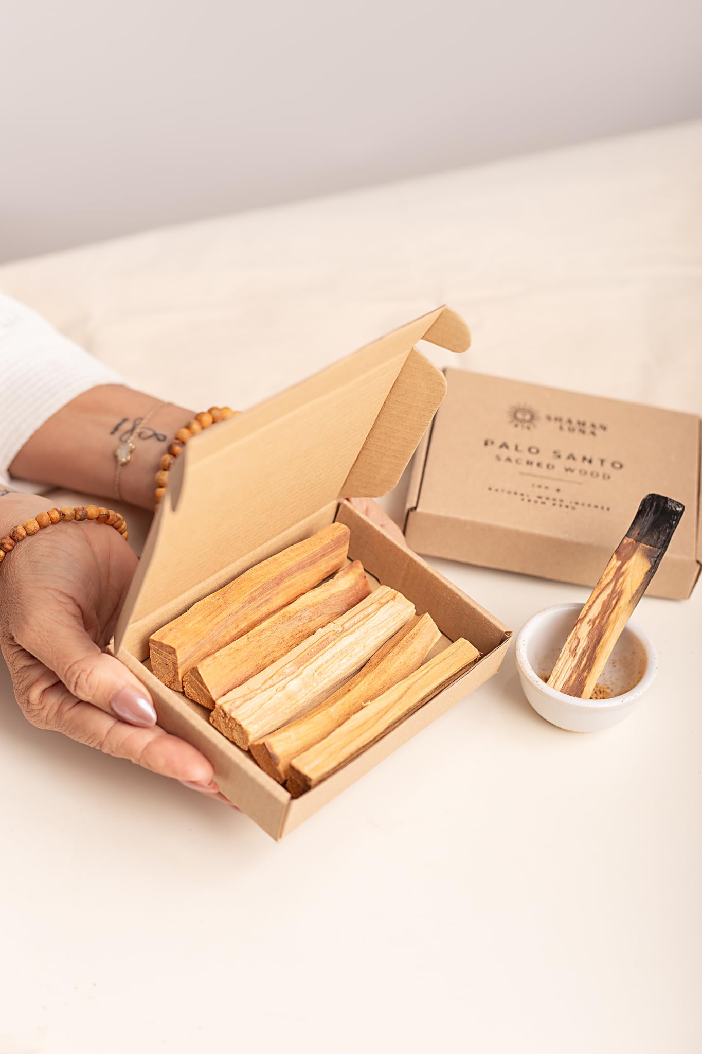 9-10 Palo santo sticks per box from Peru