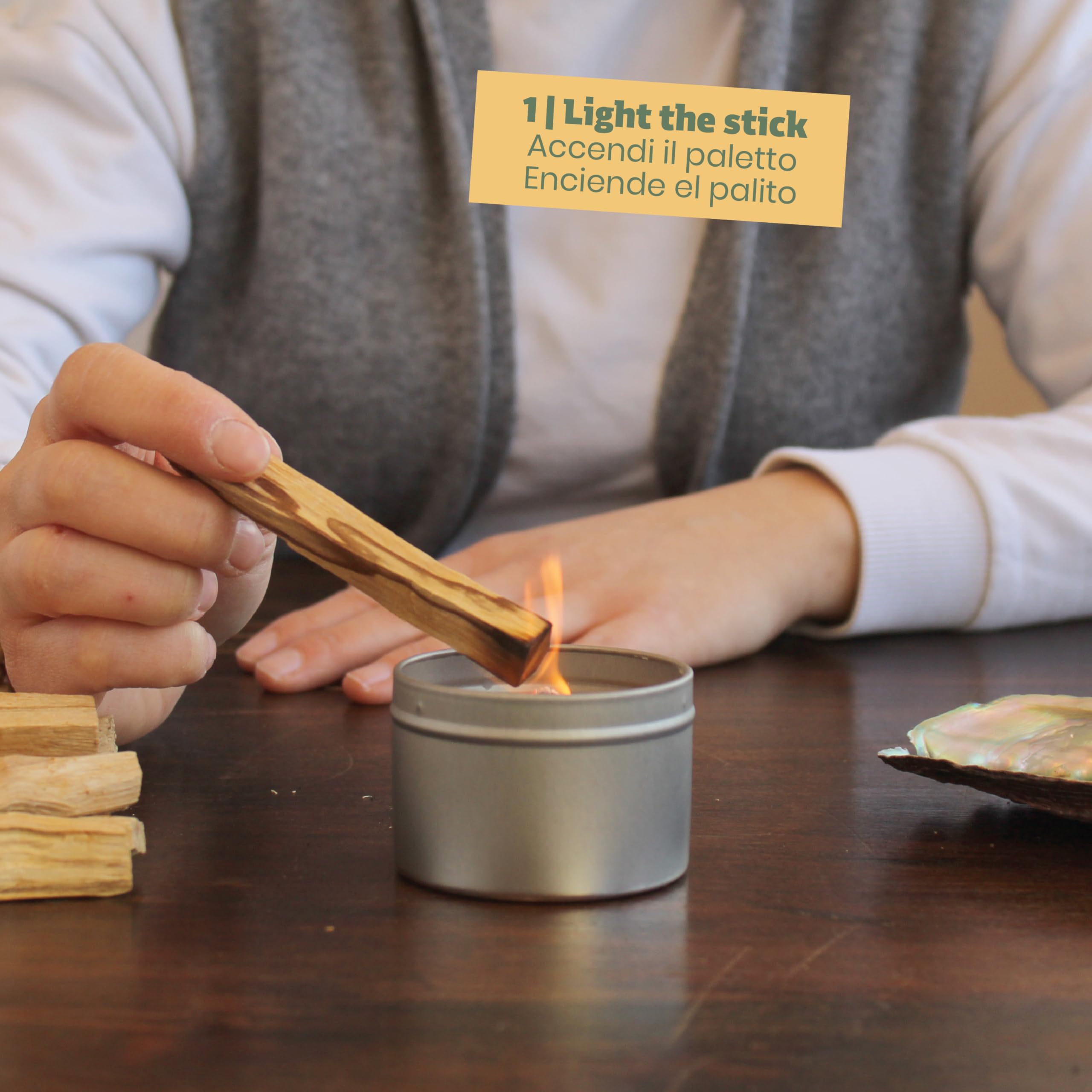 Traditional Palo Santo use for meditation and rituals