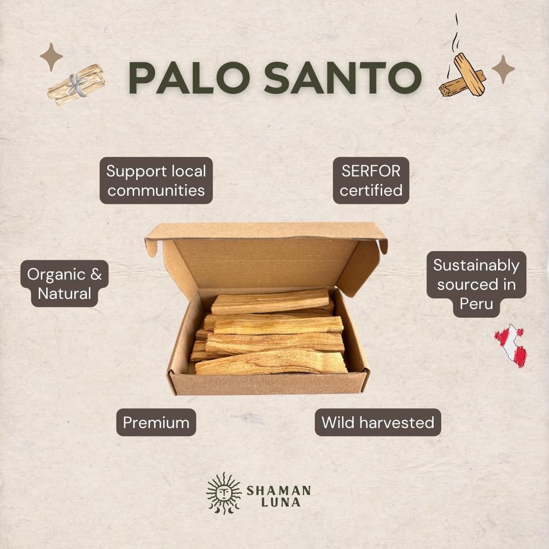Sustainable Palo santo sticks 100g pack Peru
