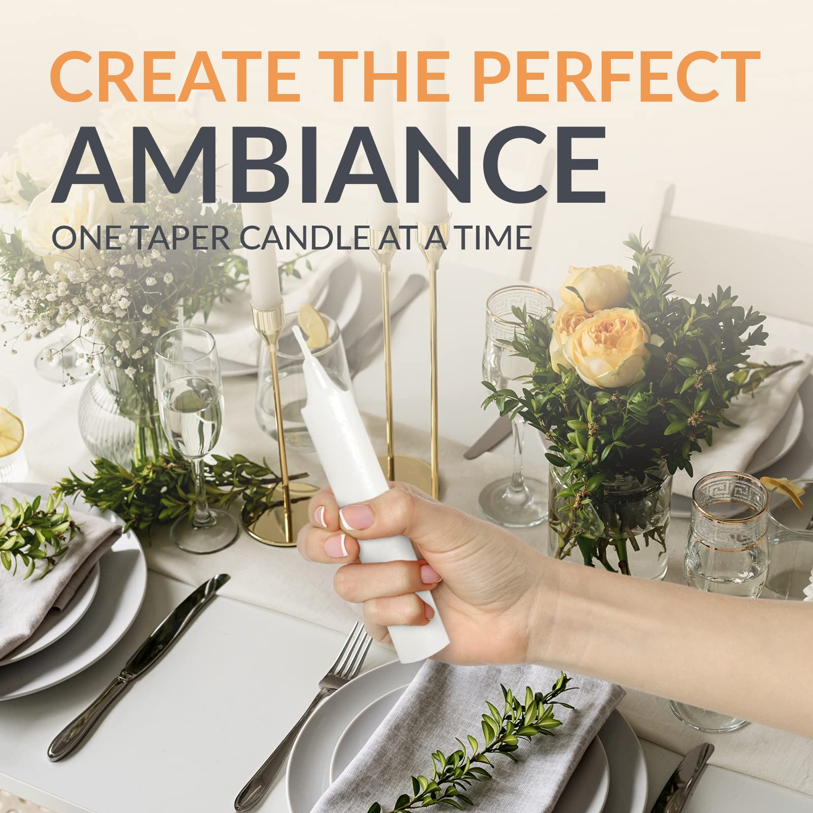 Candles compatible with Mason jars and DIY holders