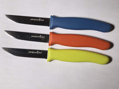 Pampered chef 3-piece paring knife set image