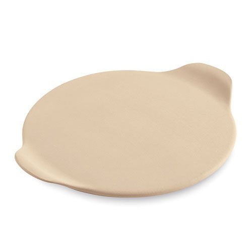 The Pampered Chef Medium Round Stone with Built in Handles 13 inch diameter
