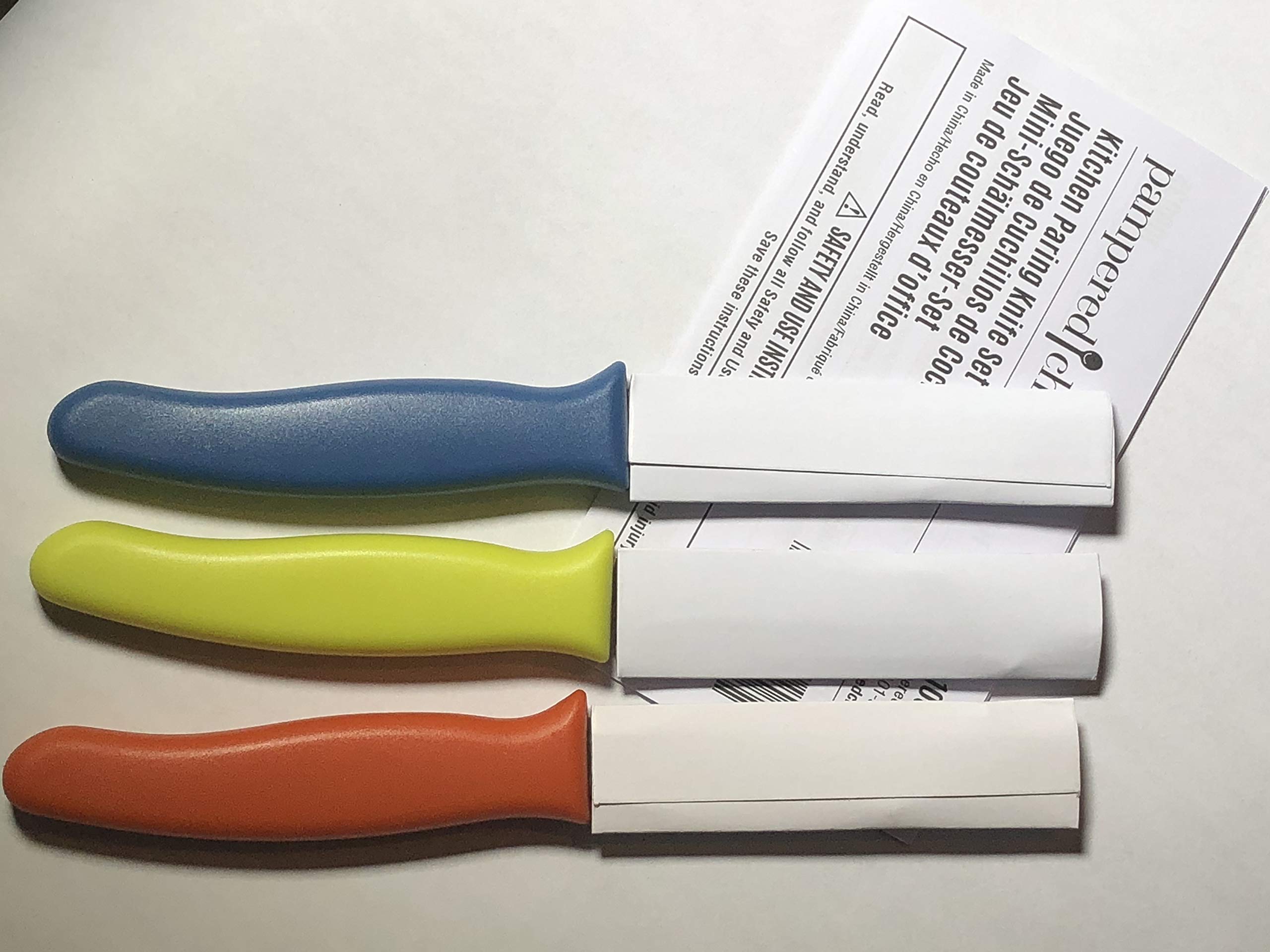 Pampered chef paring knife set branding image