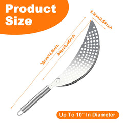 Pan drainer insert 36 cm long and 6.5 cm wide