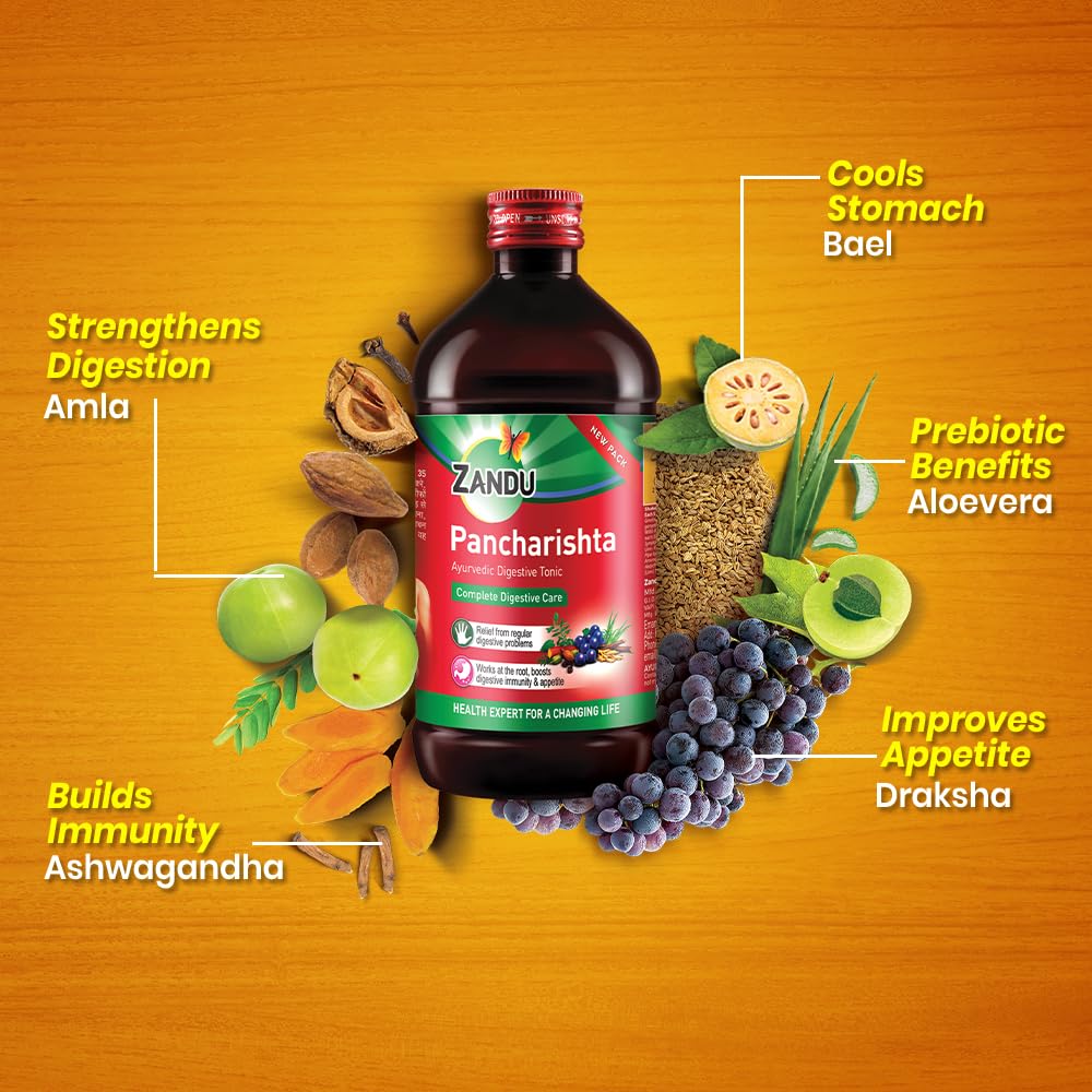 Pancharishta digestive tonic detoxification herbal blend