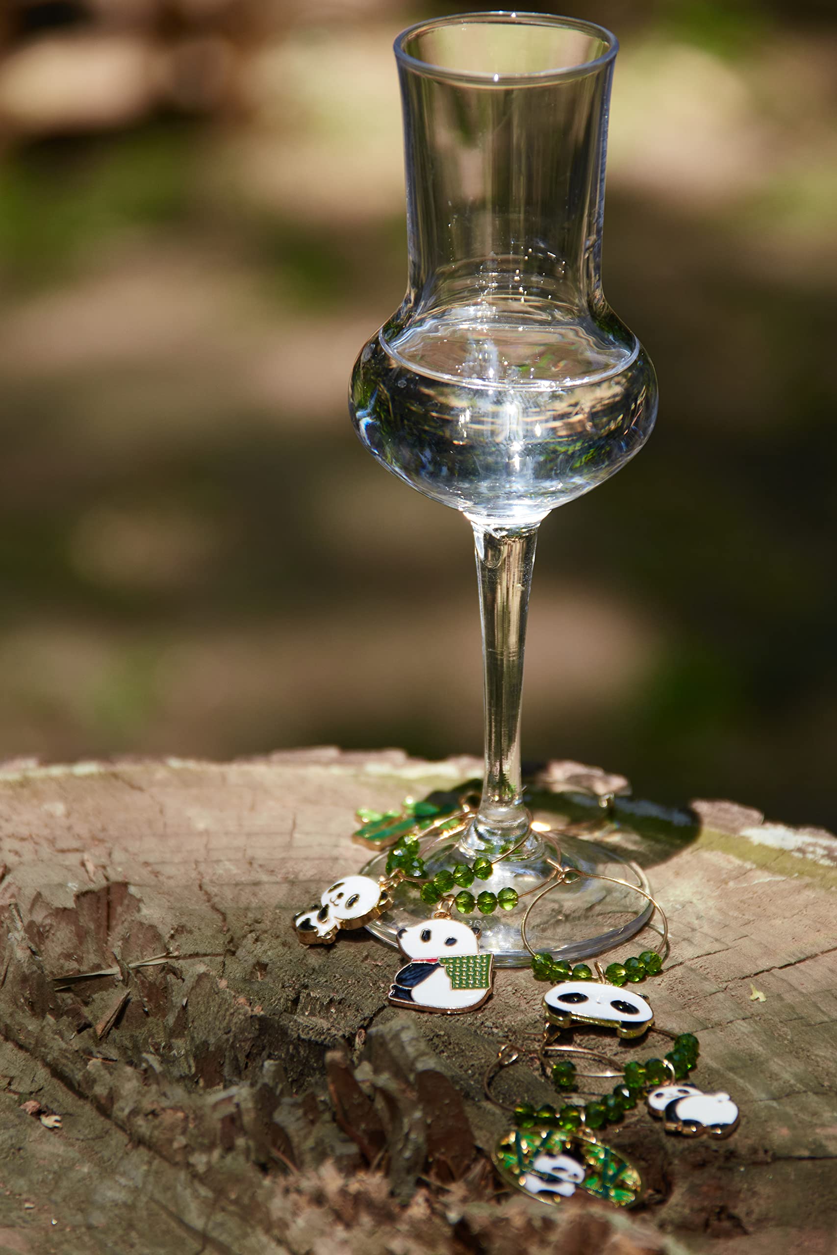 Serendipity panda glass charms packaging and design