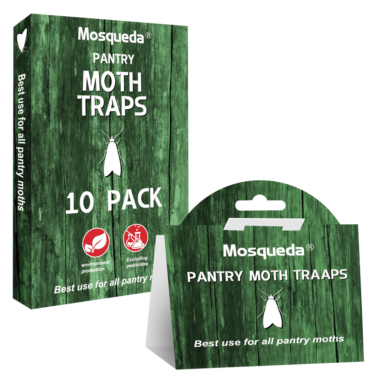 Pantry Moth Traps 10 pack for kitchen and pantry monitoring