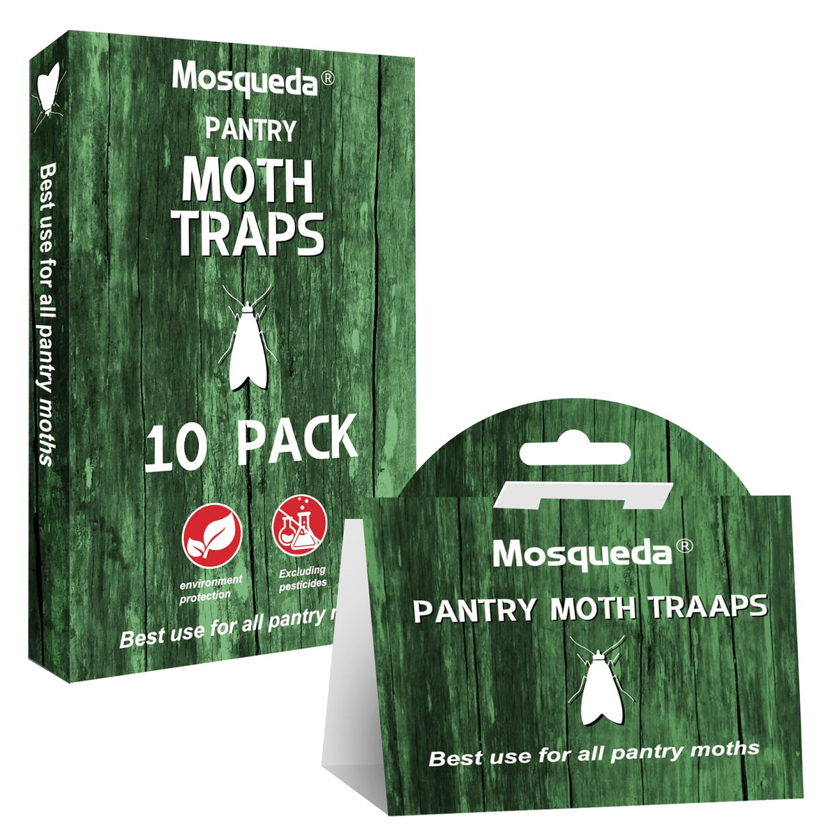 Pantry Moth Traps 10 pack for kitchen and pantry monitoring