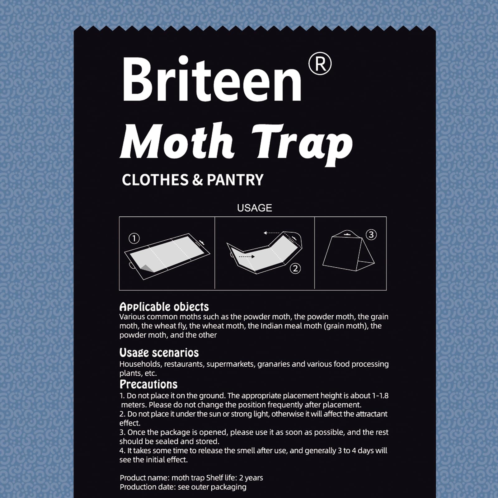 Moth traps for food and clothing by Briteen