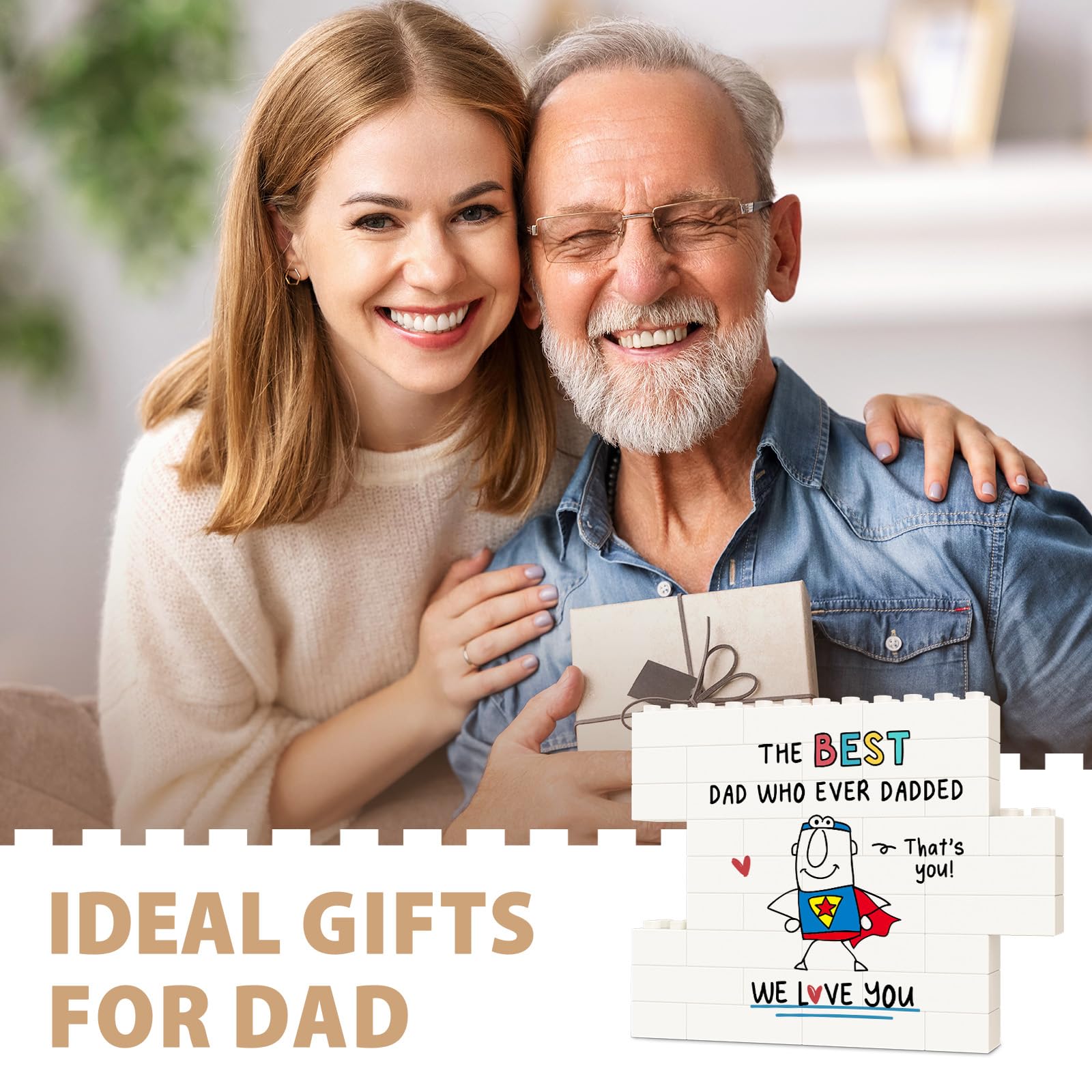 Gifts for Dad Papa Plaque ABS plastic image