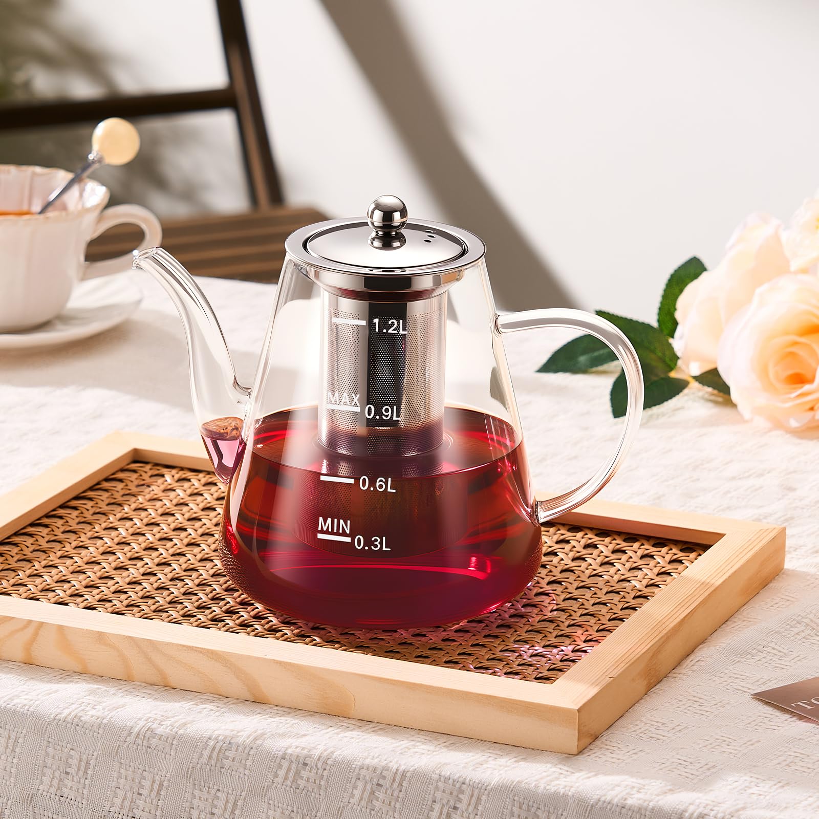 camping ready bloom tea maker for loose leaf tea