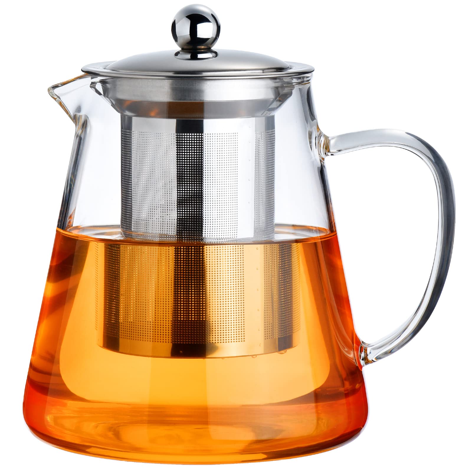 PARACITY glass teapot 550ml with removable infuser