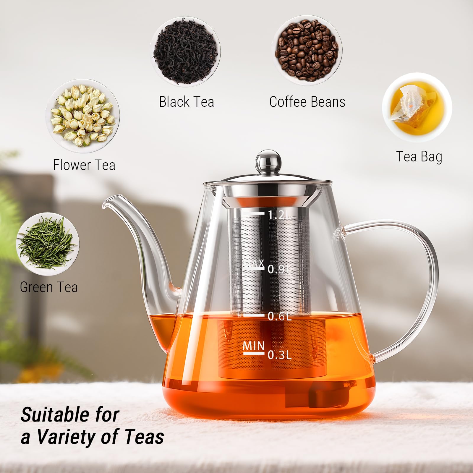 41 oz capacity brews 3 to 5 cups
