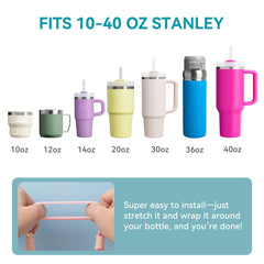 Lightweight on-the-go water bottle strap shown