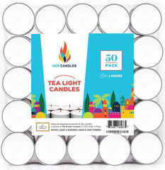 Aluminum tin tealights protect surfaces from wax