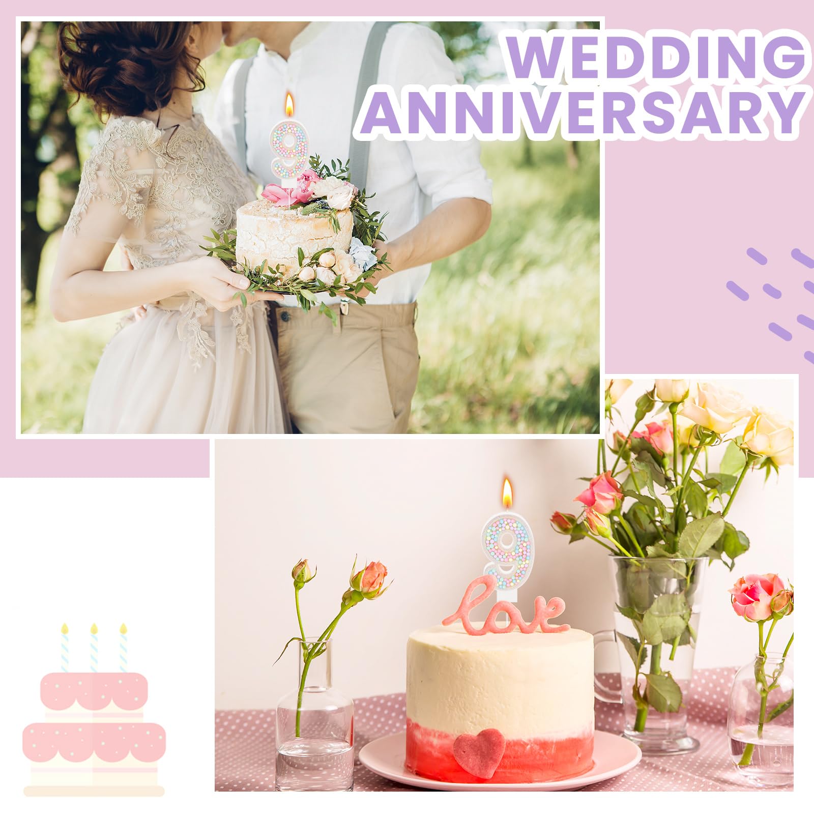 Paraffin wax birthday candles safe for celebrations