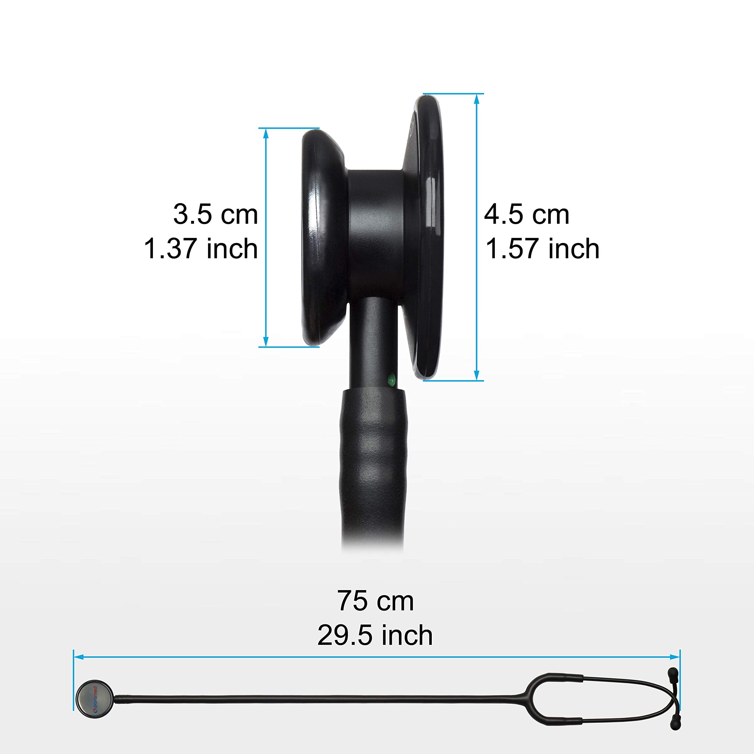 Paramed stethoscope 29.5 inch length tubing