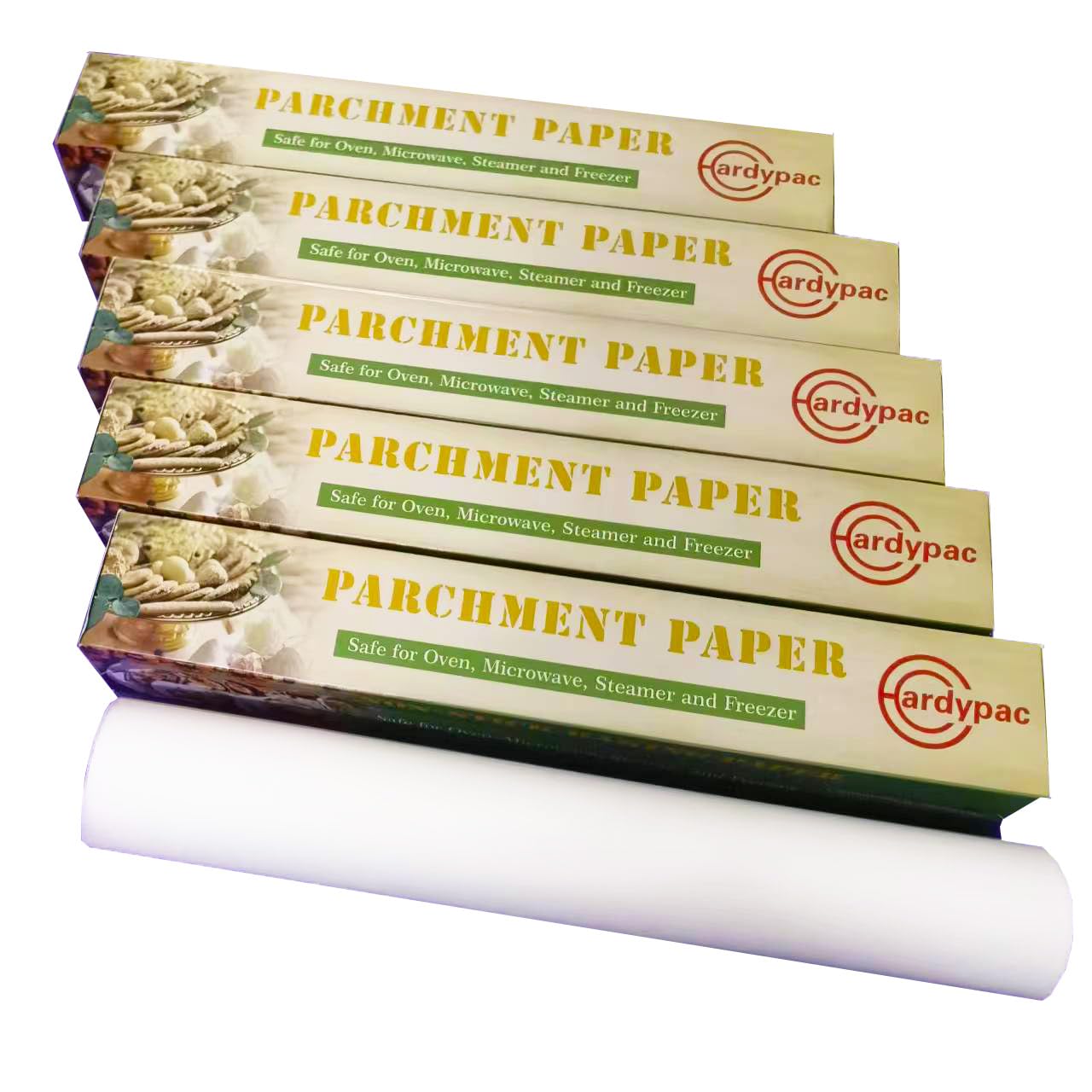 Non-stick coating close up parchment paper