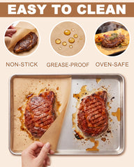 Parchment paper roll non-stick used on baking sheets