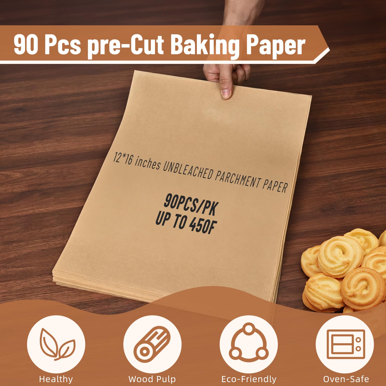 parchment paper sheets 90pcs pack