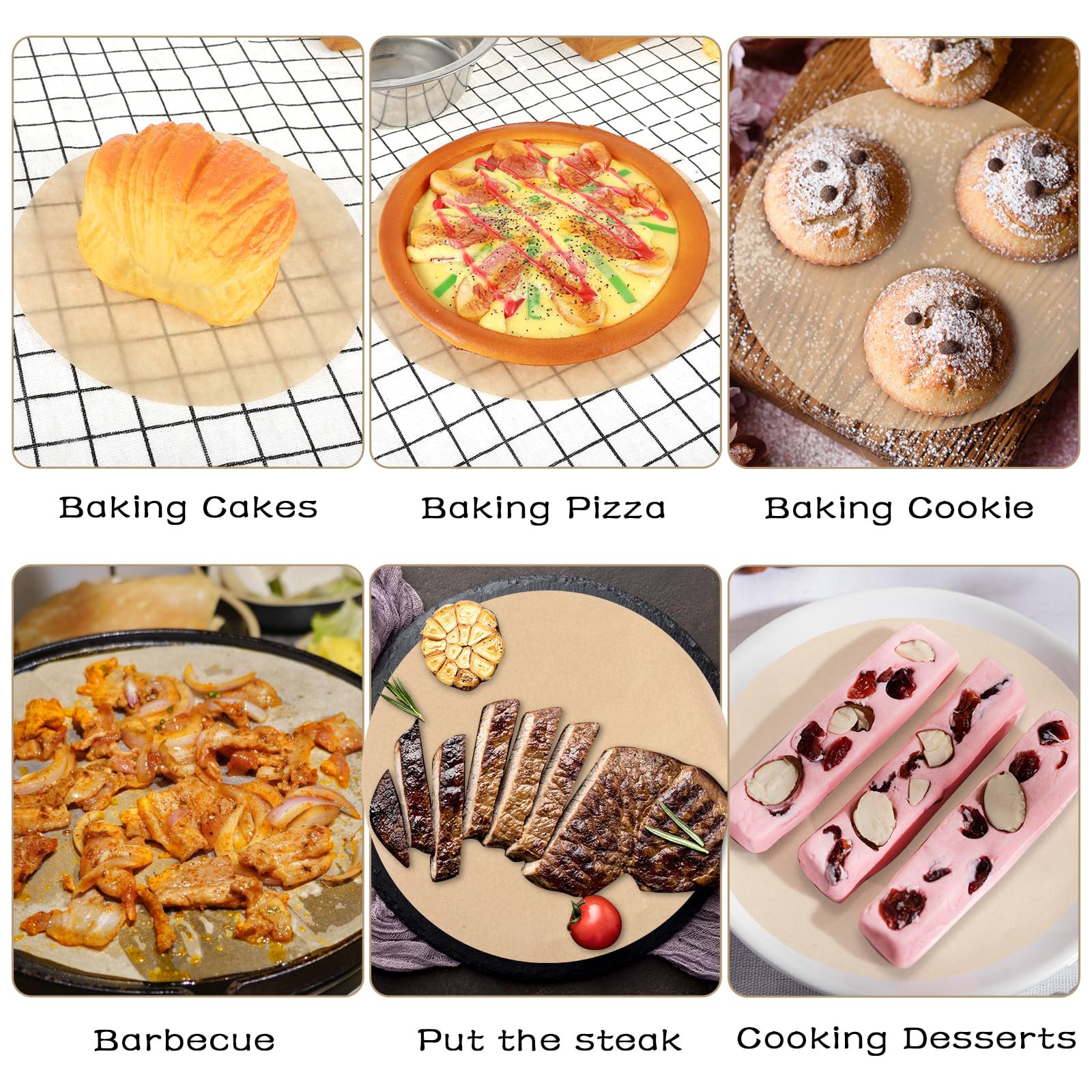 parchment rounds 10 inch for cake pans