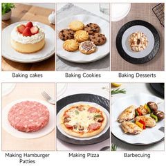 Parchment sheets for tortilla press and cake pan