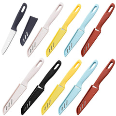 10 piece paring knives with protective sheath