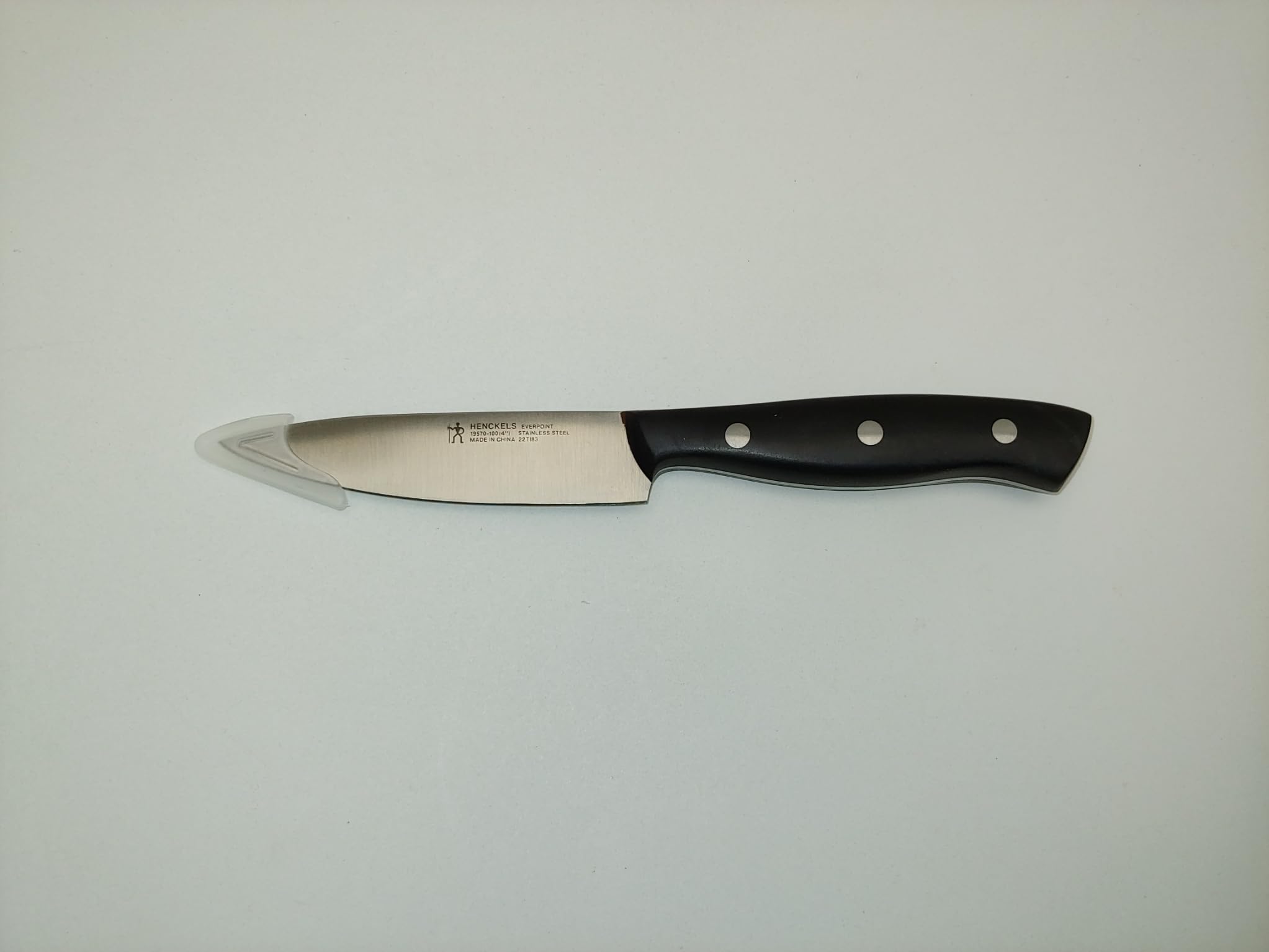 Stainless steel blade of Henckels Everpoint 4 inch paring knife