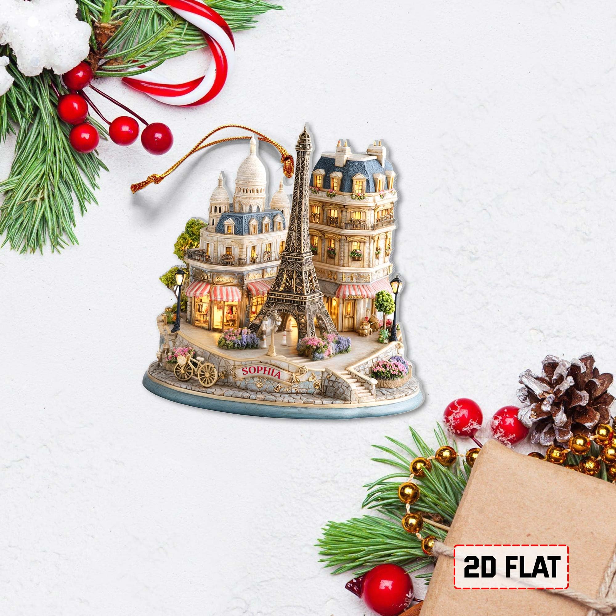 Paris lover gift France travel keepsake ornament display