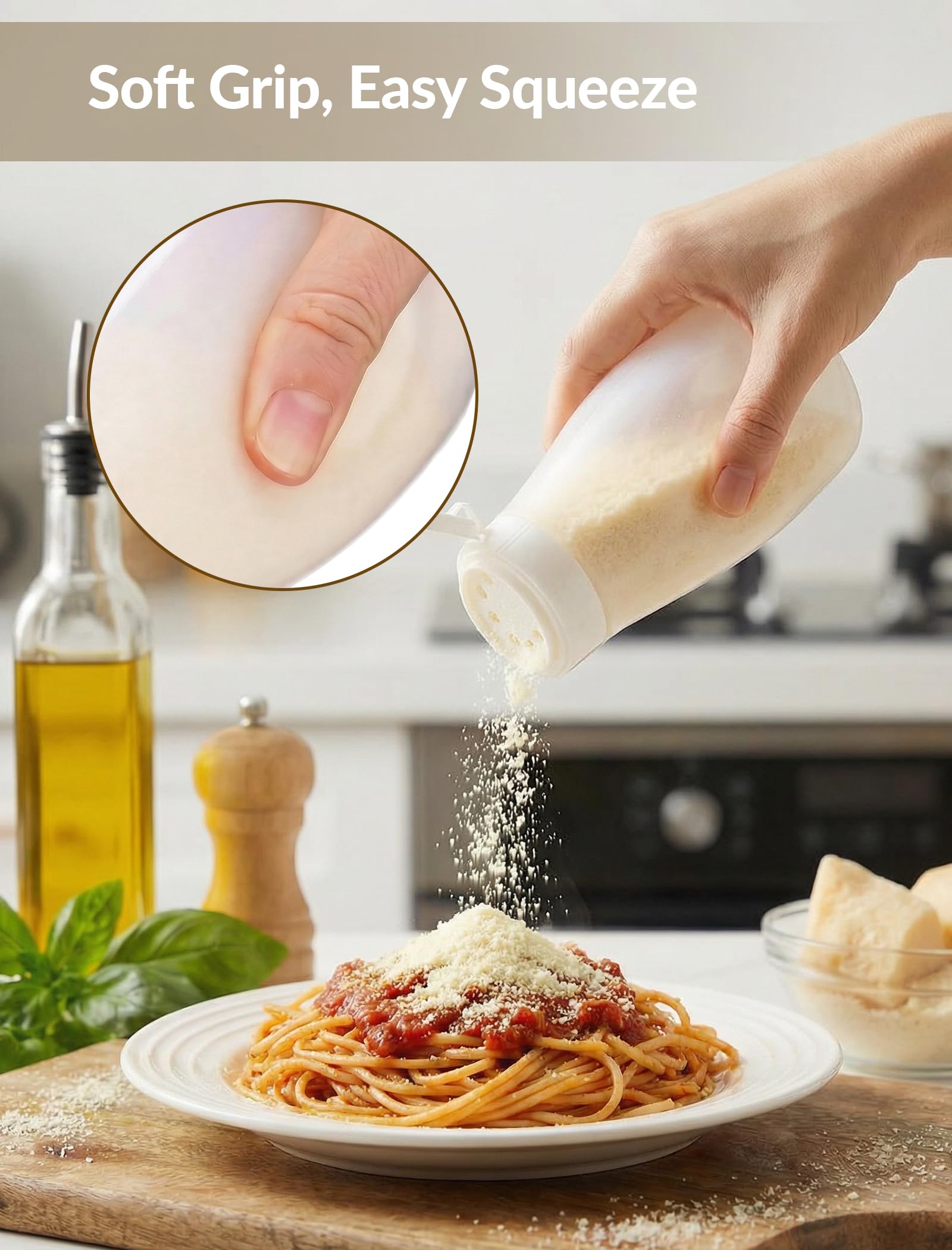 Parmesan cheese shaker jar 10 oz NiHome