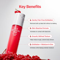 Targeted keratosis pilaris exfoliant on arms and legs packaging
