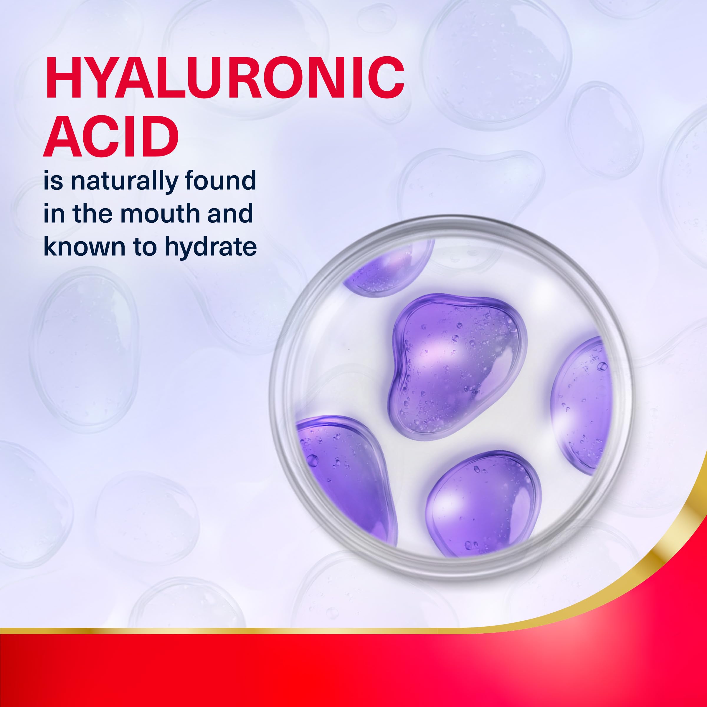 Parodontax toothpaste with hyaluronic acid on package