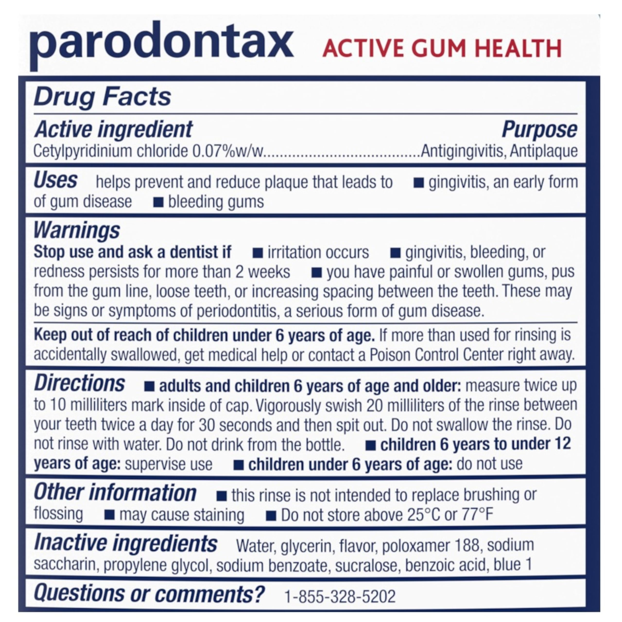 Parodontax plaque bacteria target mouthwash