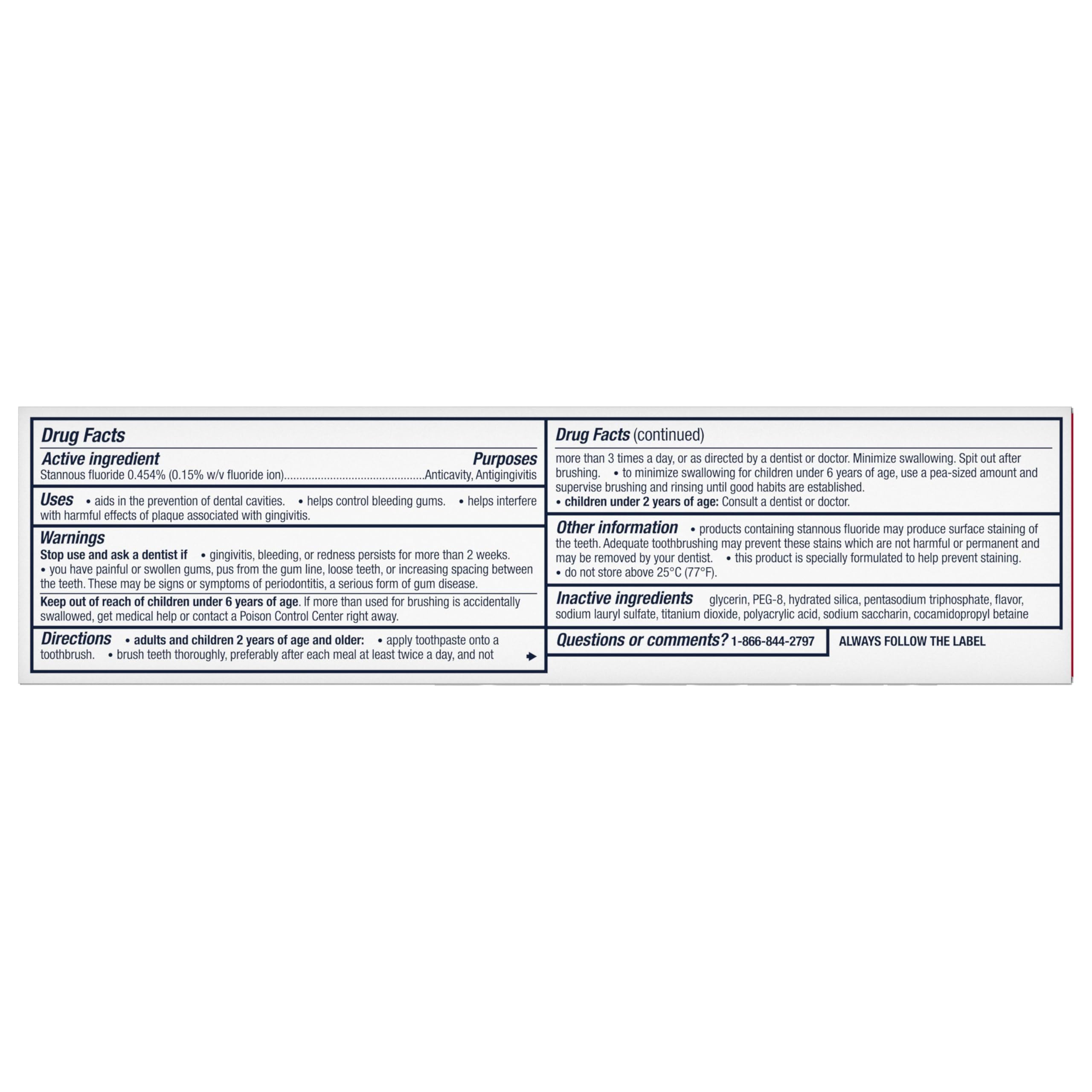 Parodontax toothpaste helps reduce gingival bleeding alt text