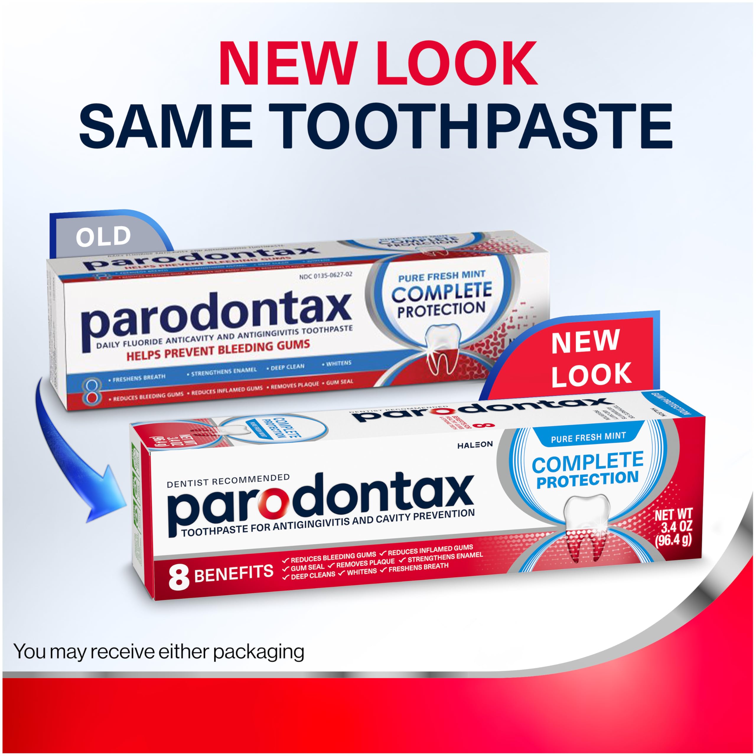 Parodontax two minute brushing alt text