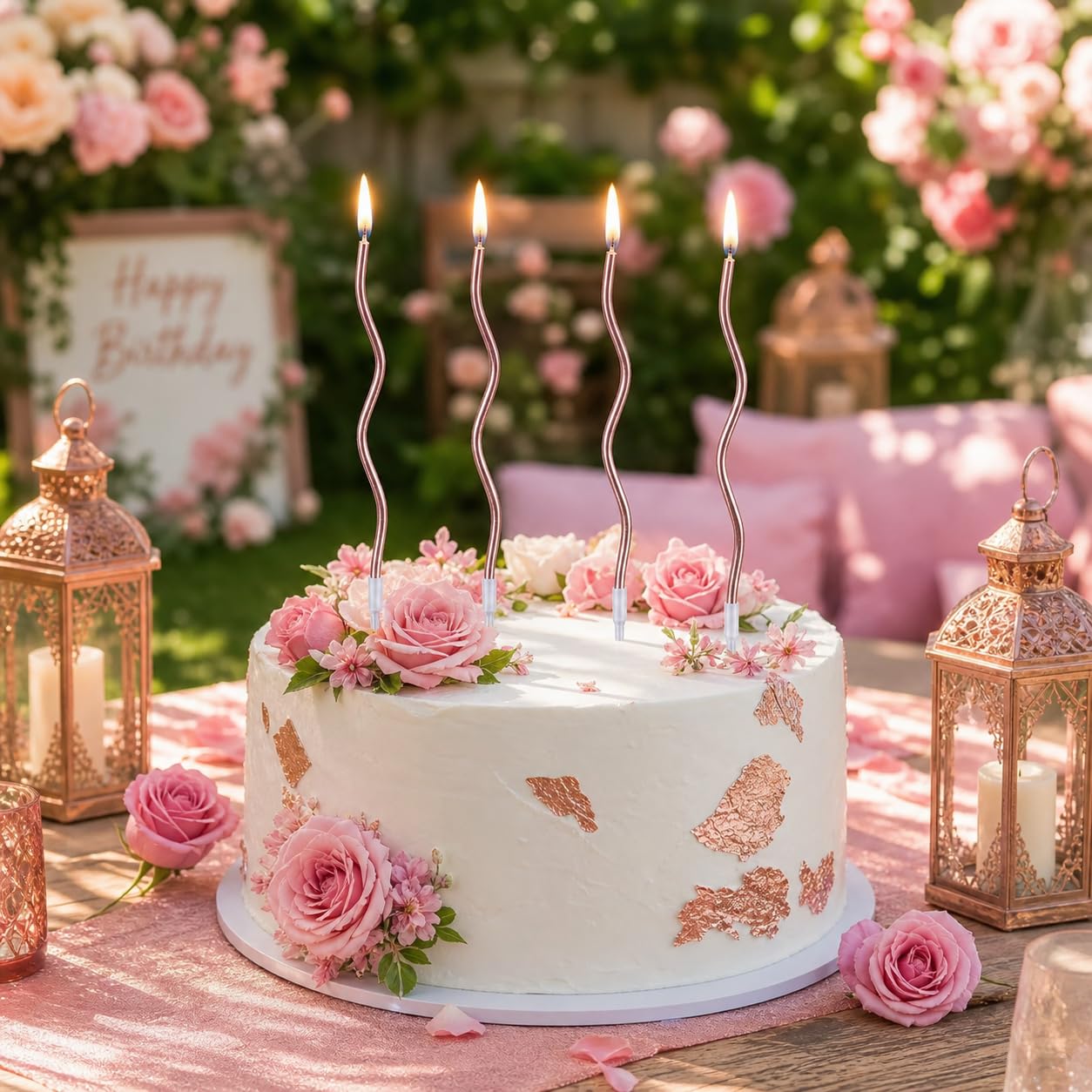 party decorations candles for birthdays weddings