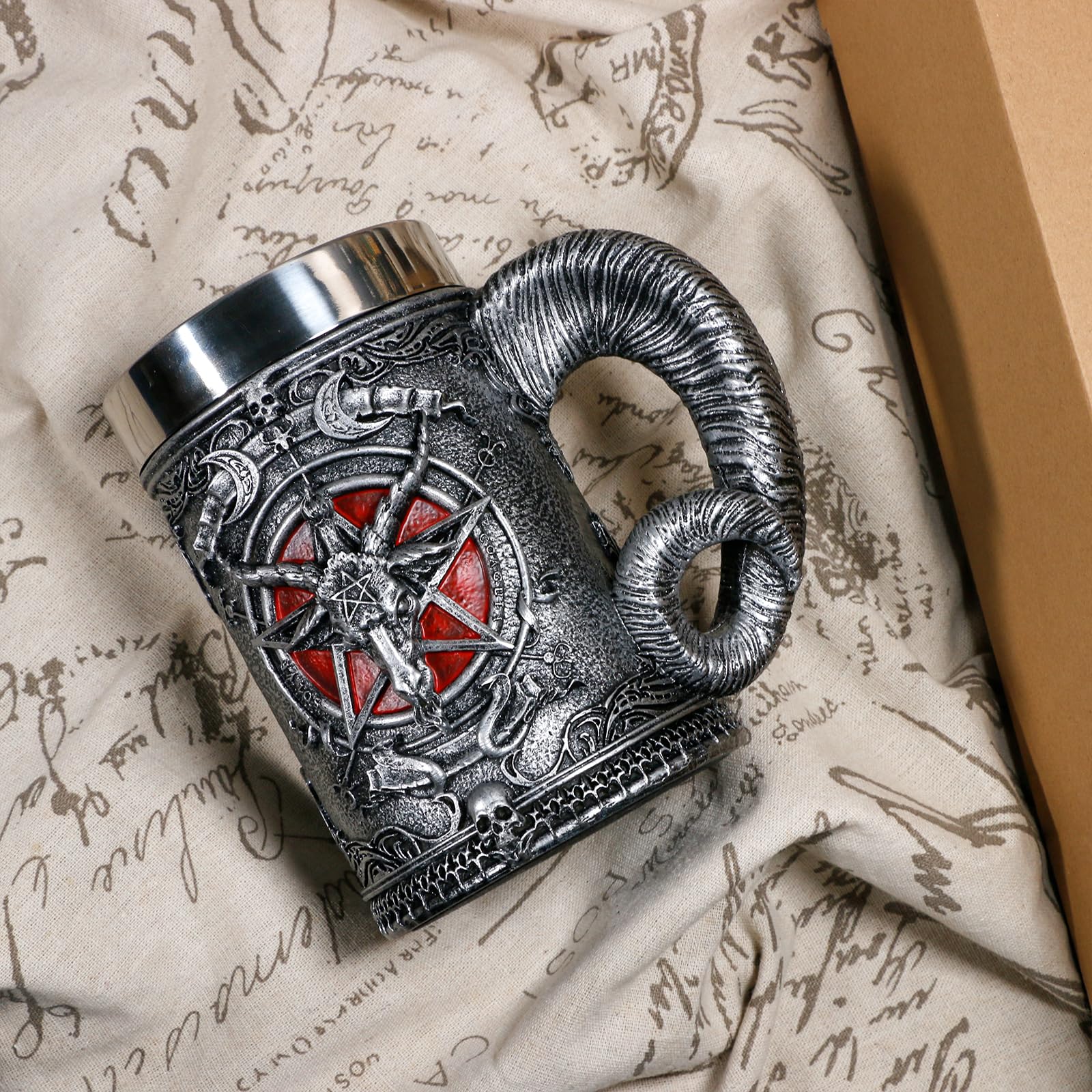 Medieval party decor and functional drinking mug