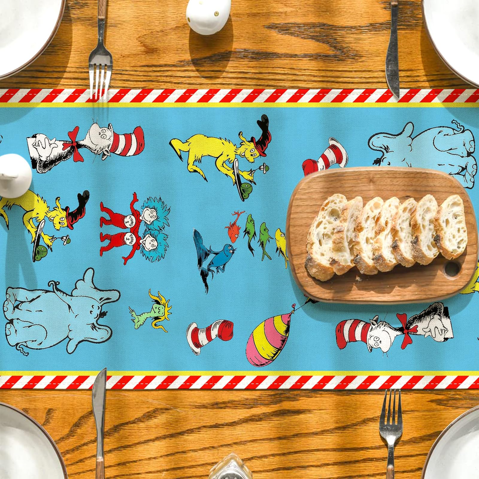 Polyester table runner for party and home decor