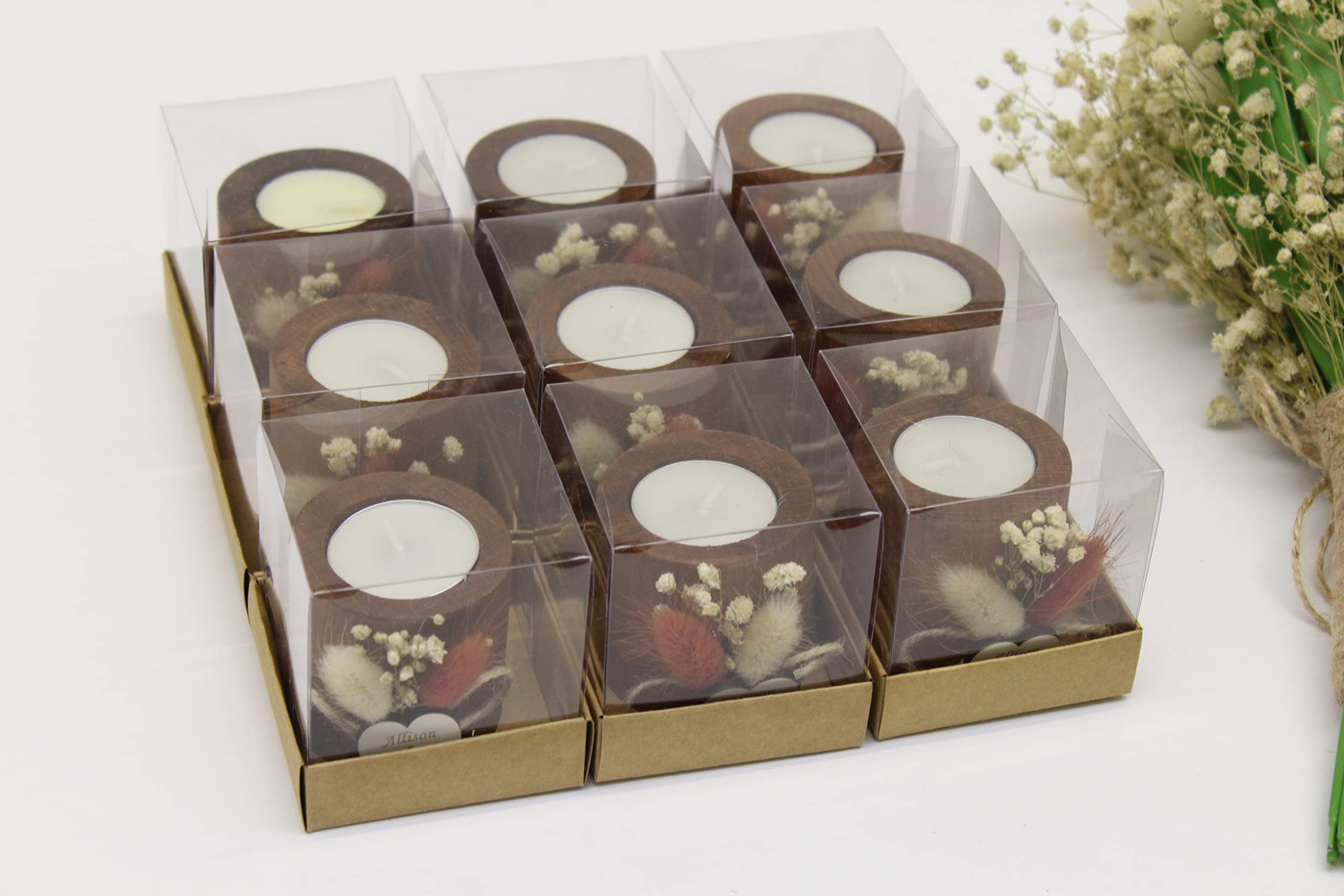 Gift box packaging included with candle holder