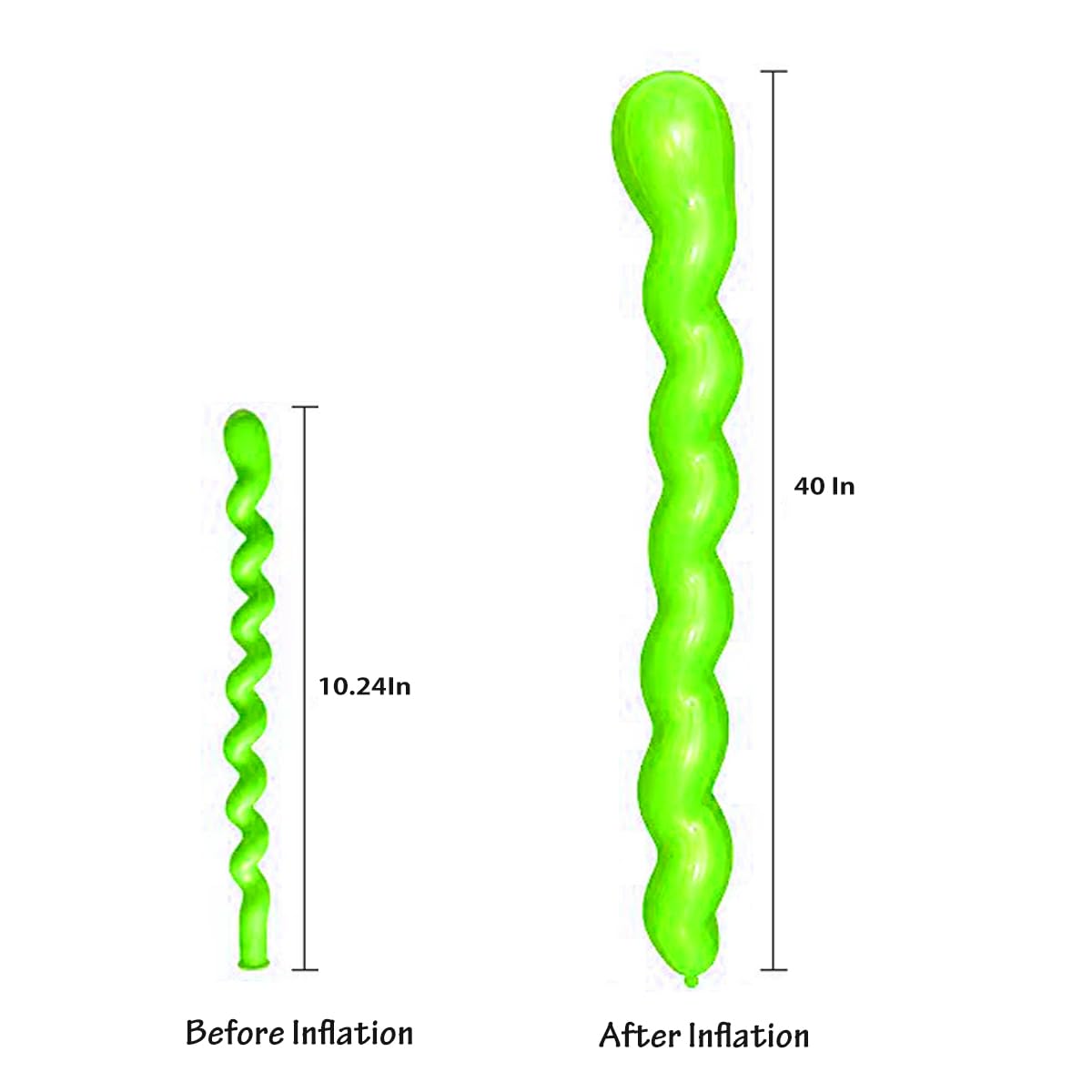 40 inch spiral balloons for party decoration