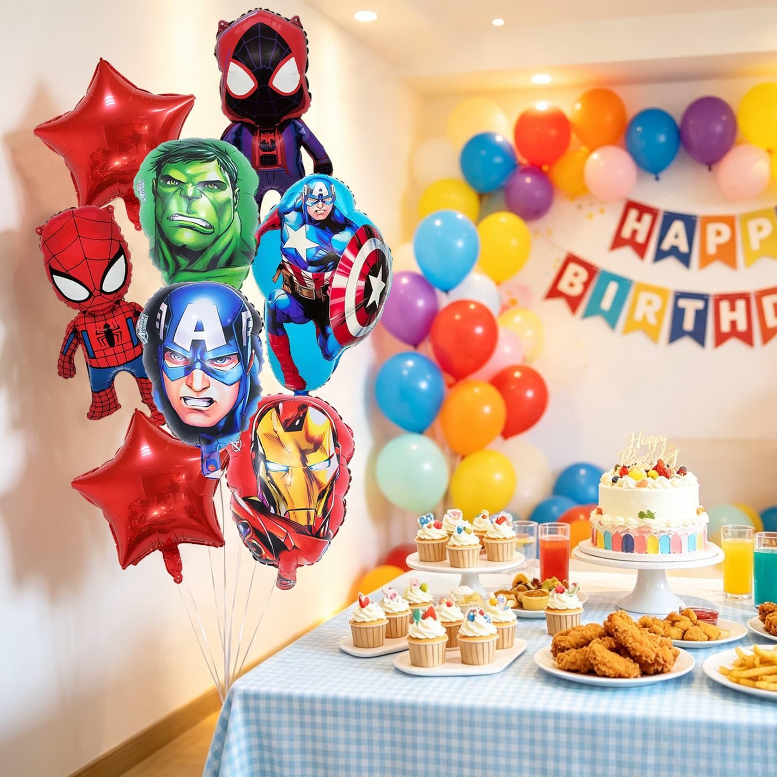 Party decor balloons pack 8pcs