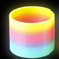 Coil spring party favor packaging options
