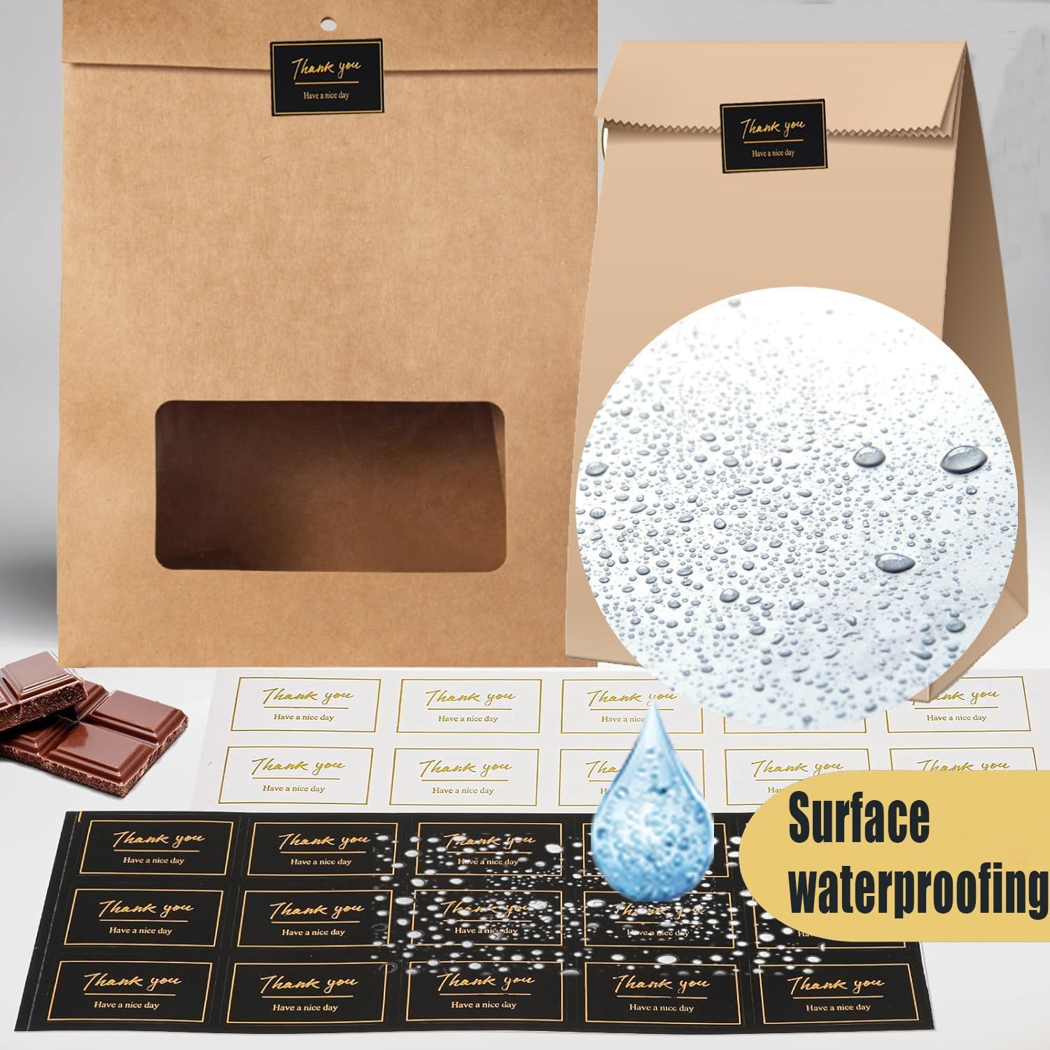 Party favor packaging bags for DIY chocolate gifts